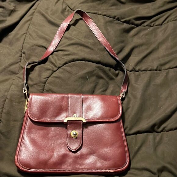 Vintage Leather Etienne Aigner Shoulder Bag - Picture 1 of 8